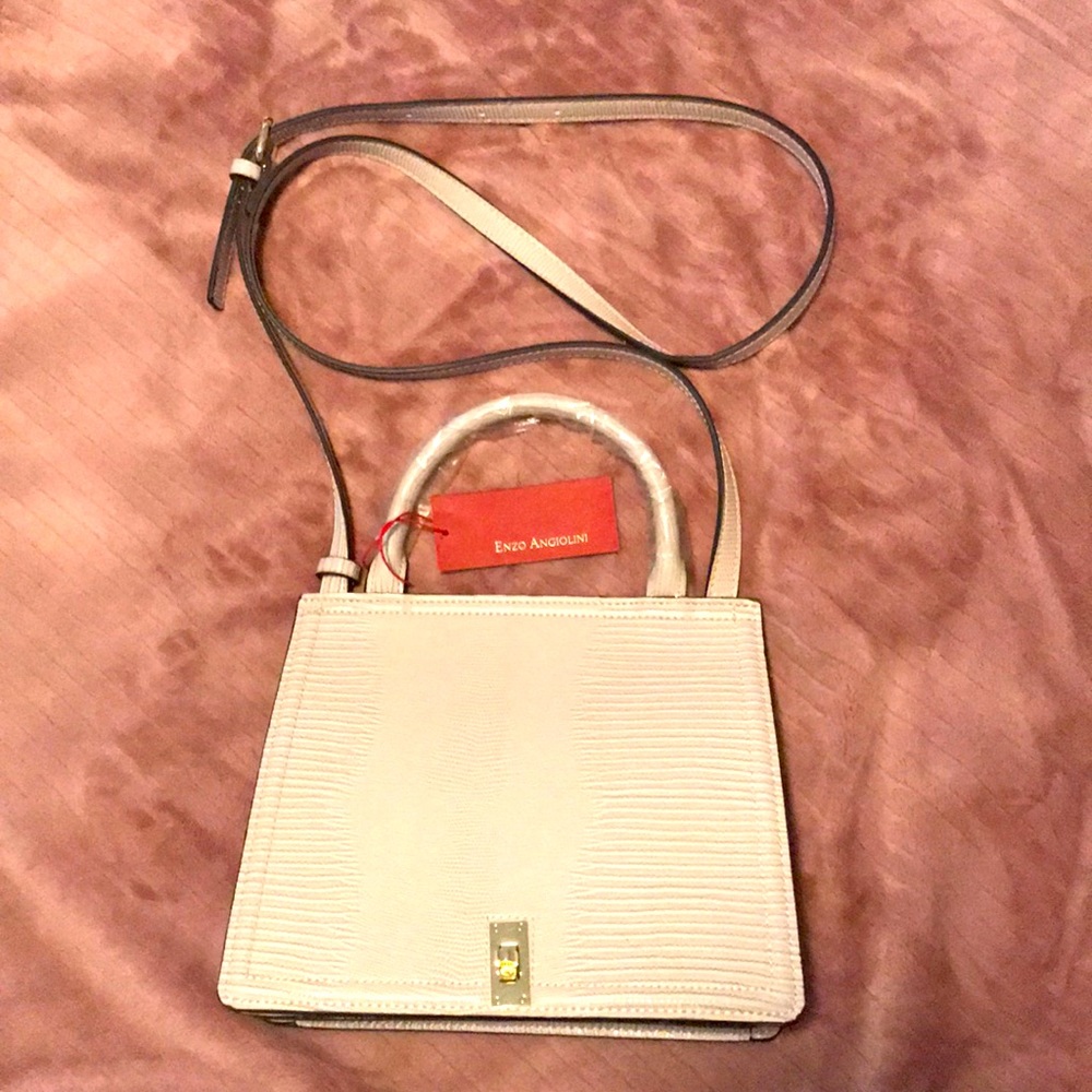 Enzo Angiolini Lizard Crossbody